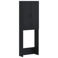 vidaXL Szafka toaletowa HOORN Czarny 66 x 25,5 x 190 cm