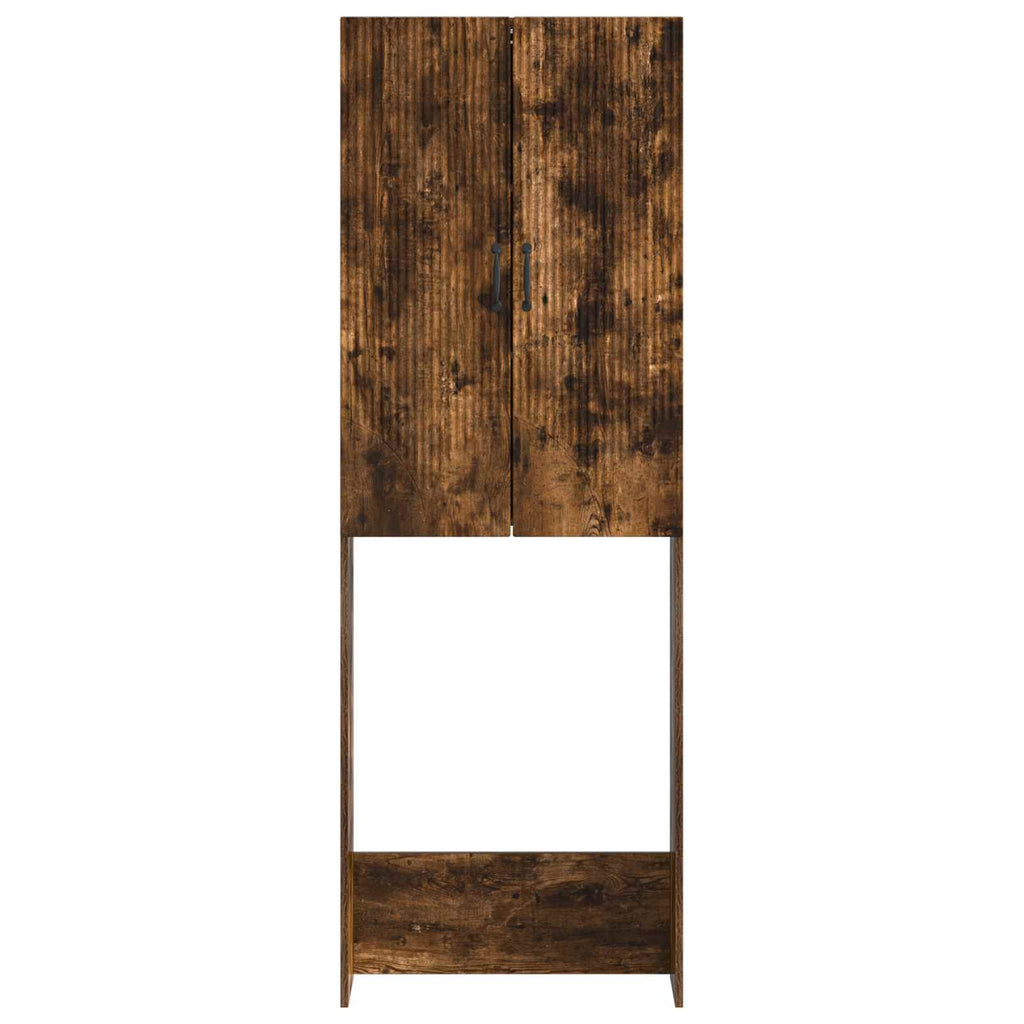vidaXL Szafka toaletowa HOORN Dąb wędzony 66 x 25,5 x 190 cm