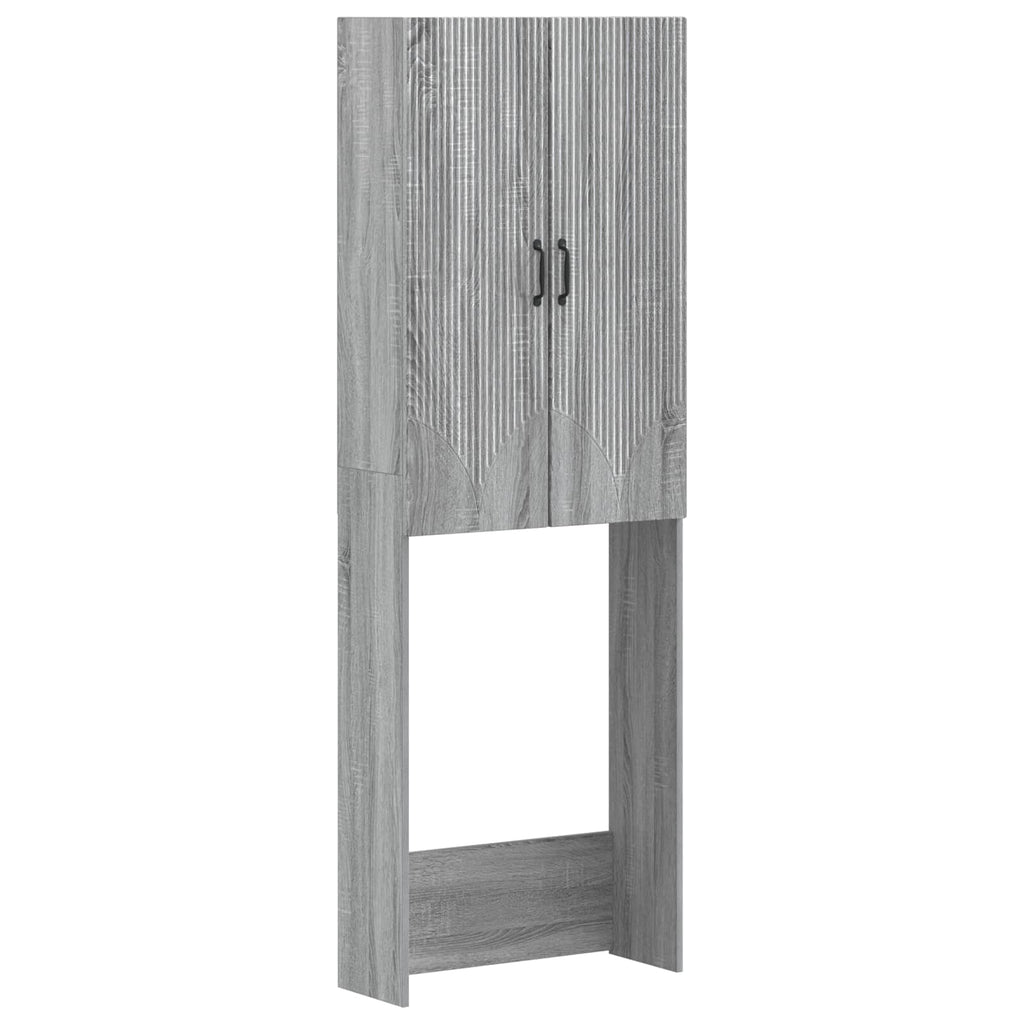 vidaXL Szafka toaletowa HOORN Szary Sonoma 66 x 25,5 x 190 cm