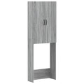 vidaXL Szafka toaletowa HOORN Szary Sonoma 66 x 25,5 x 190 cm