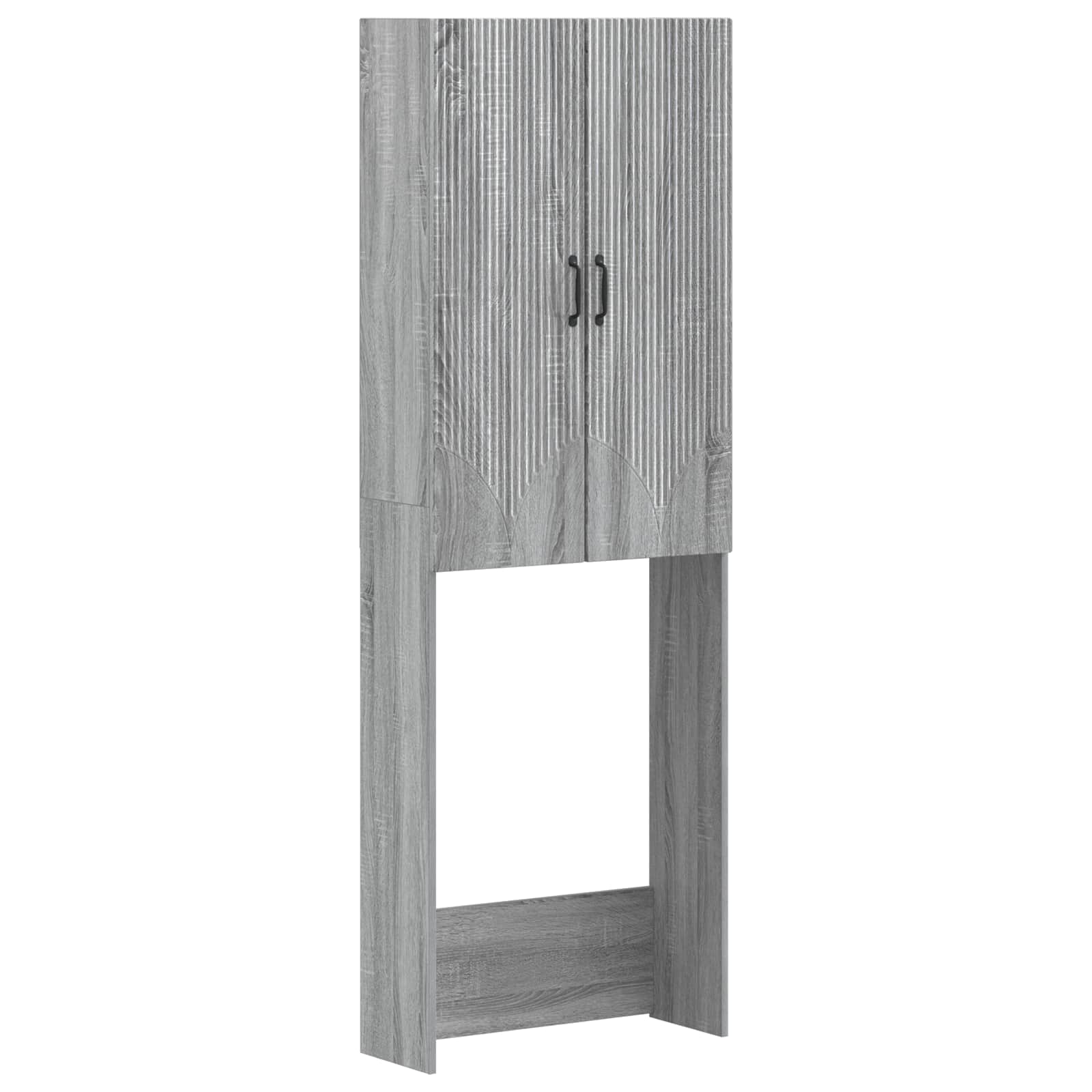 vidaXL Szafka toaletowa HOORN Szary Sonoma 66 x 25,5 x 190 cm