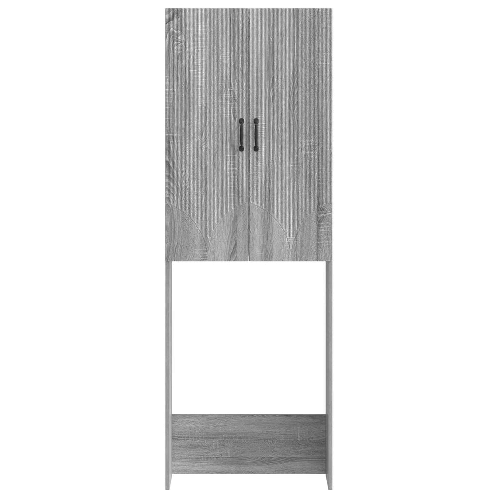vidaXL Szafka toaletowa HOORN Szary Sonoma 66 x 25,5 x 190 cm