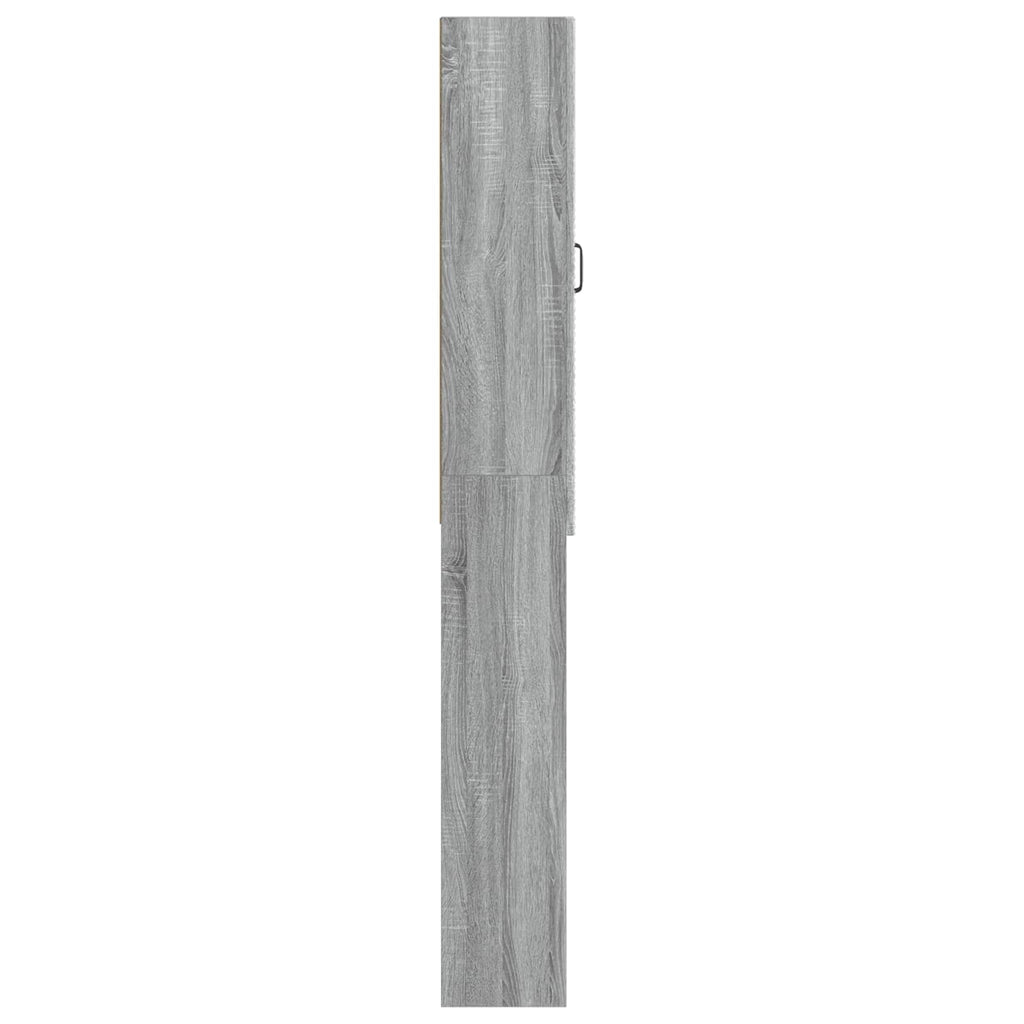 vidaXL Szafka toaletowa HOORN Szary Sonoma 66 x 25,5 x 190 cm