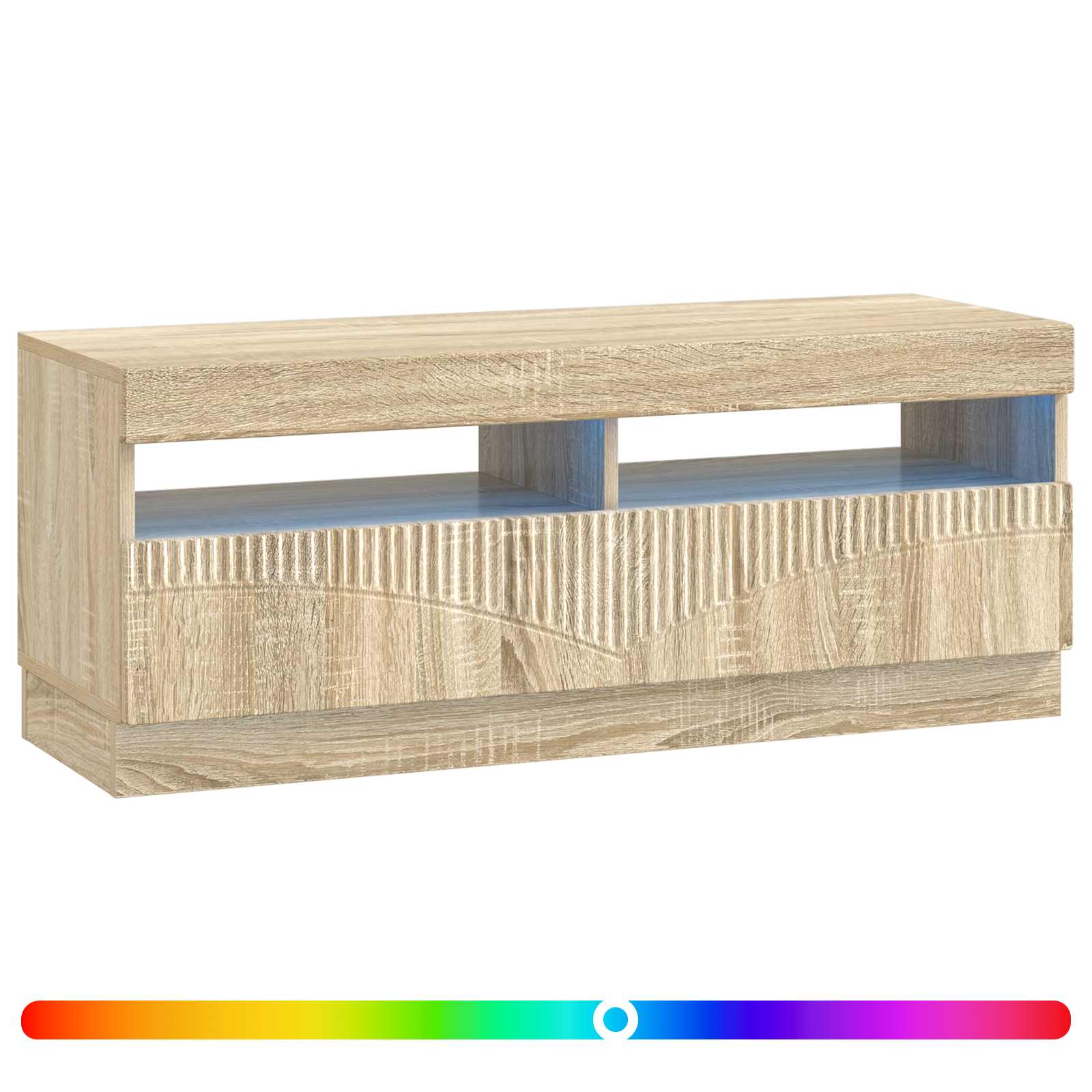 vidaXL Szafka na Telewizor LED dąb Sonoma Drewno inżynieryjne