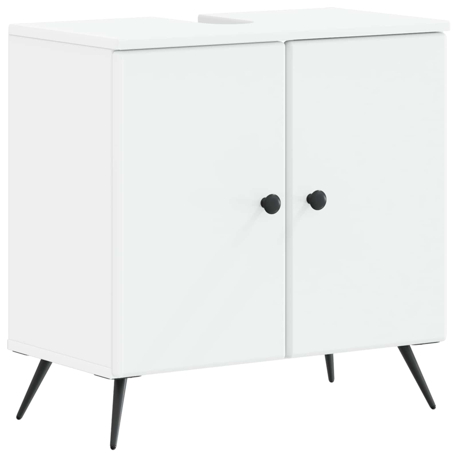 vidaXL Szafka pod umywalkę BREDA Biały 59,5 x 31,5 x 59 cm