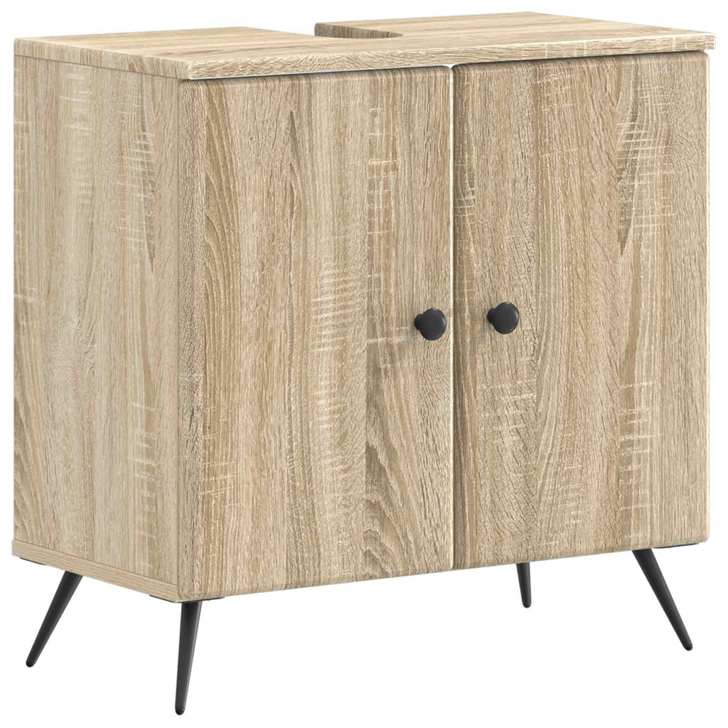 vidaXL Szafka pod umywalkę BREDA dąb Sonoma 59,5 x 31,5 x 59 cm