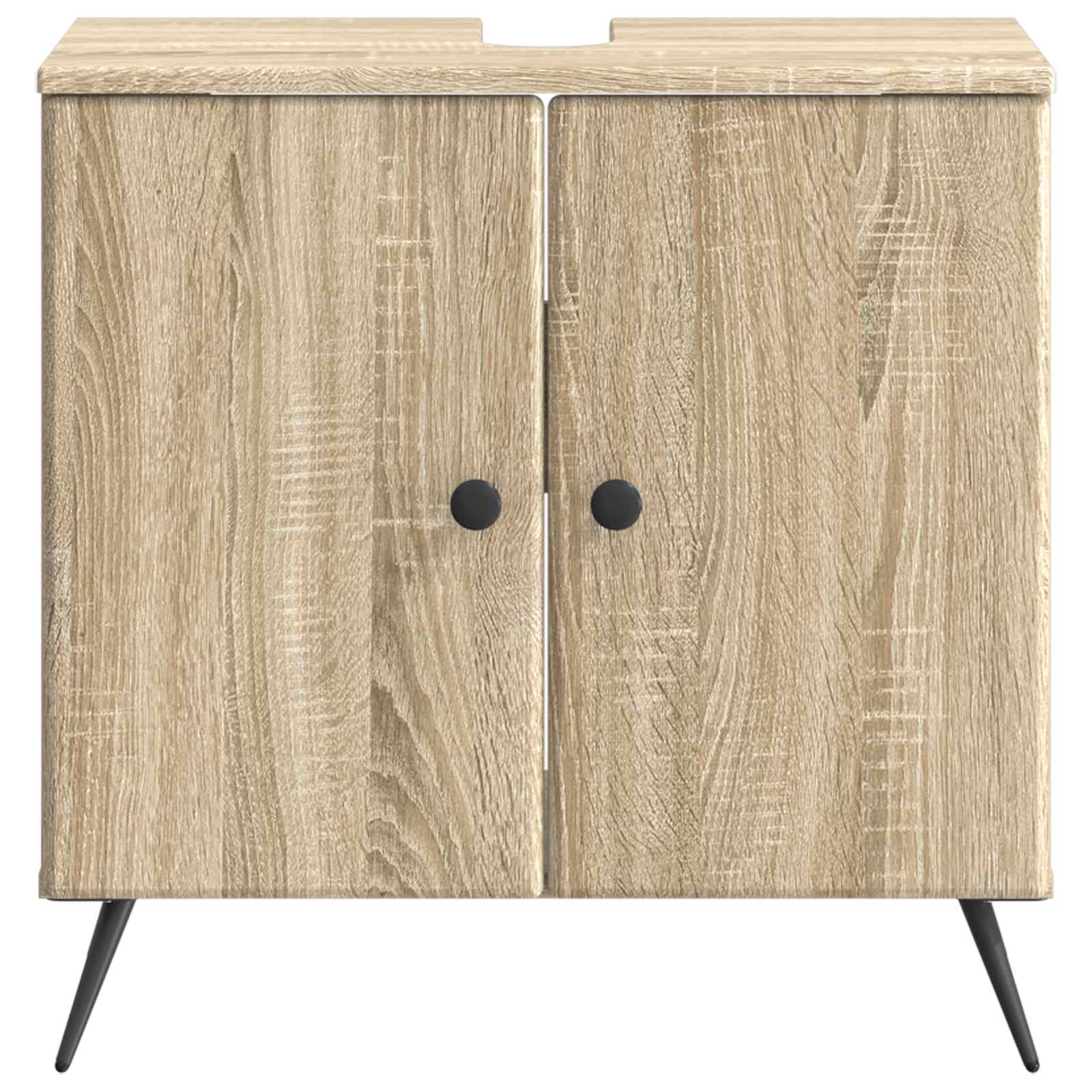 vidaXL Szafka pod umywalkę BREDA dąb Sonoma 59,5 x 31,5 x 59 cm