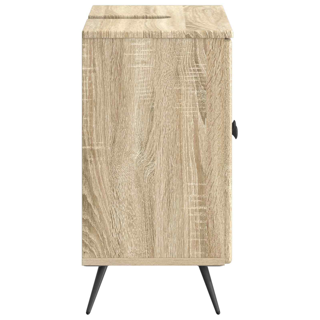 vidaXL Szafka pod umywalkę BREDA dąb Sonoma 59,5 x 31,5 x 59 cm