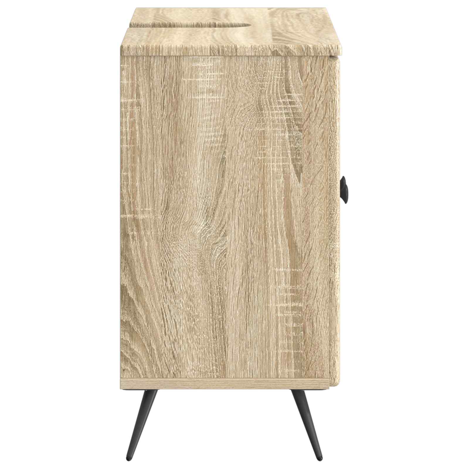 vidaXL Szafka pod umywalkę BREDA dąb Sonoma 59,5 x 31,5 x 59 cm