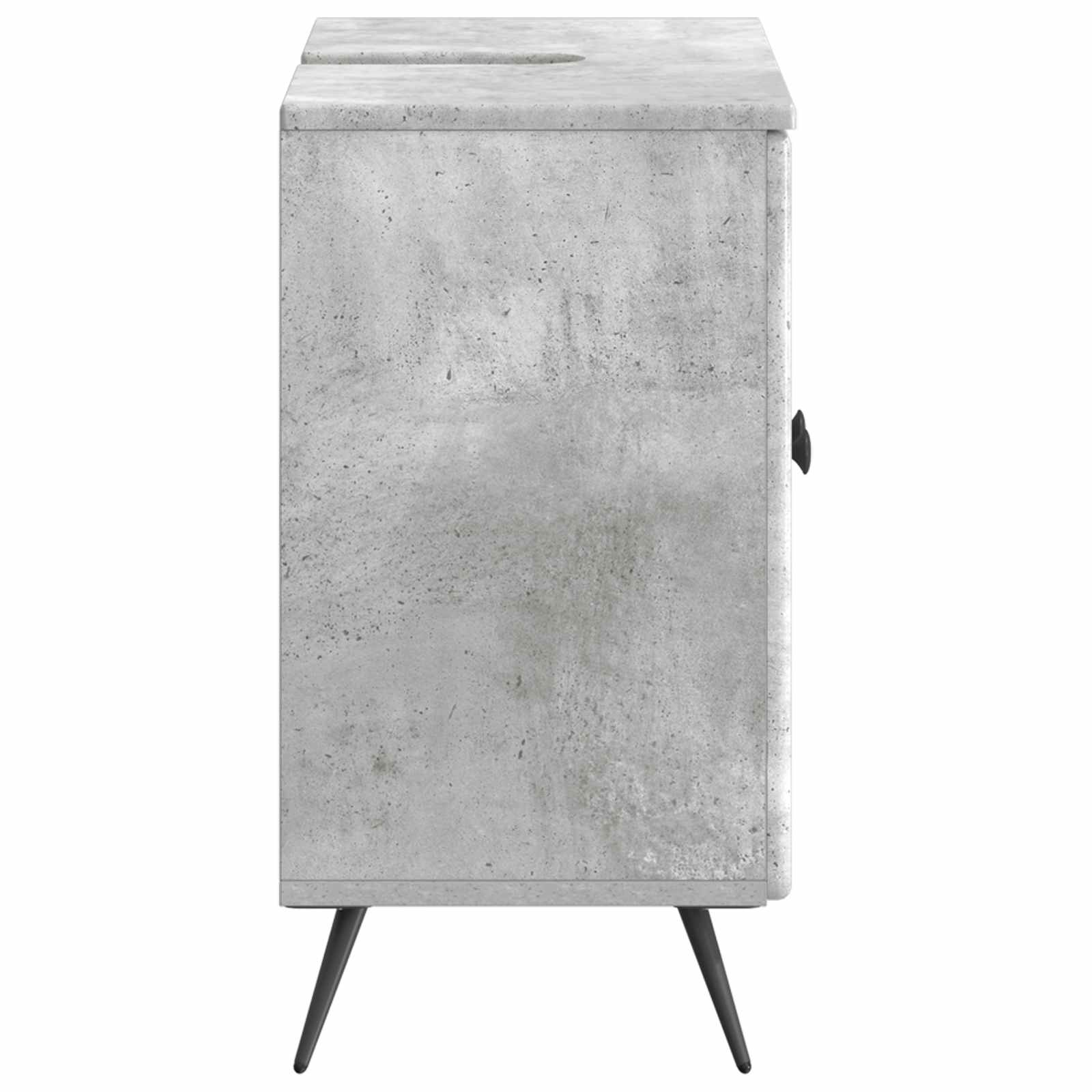 vidaXL Szafka pod umywalkę BREDA Betonowy szary 59,5 x 31,5 x 59 cm