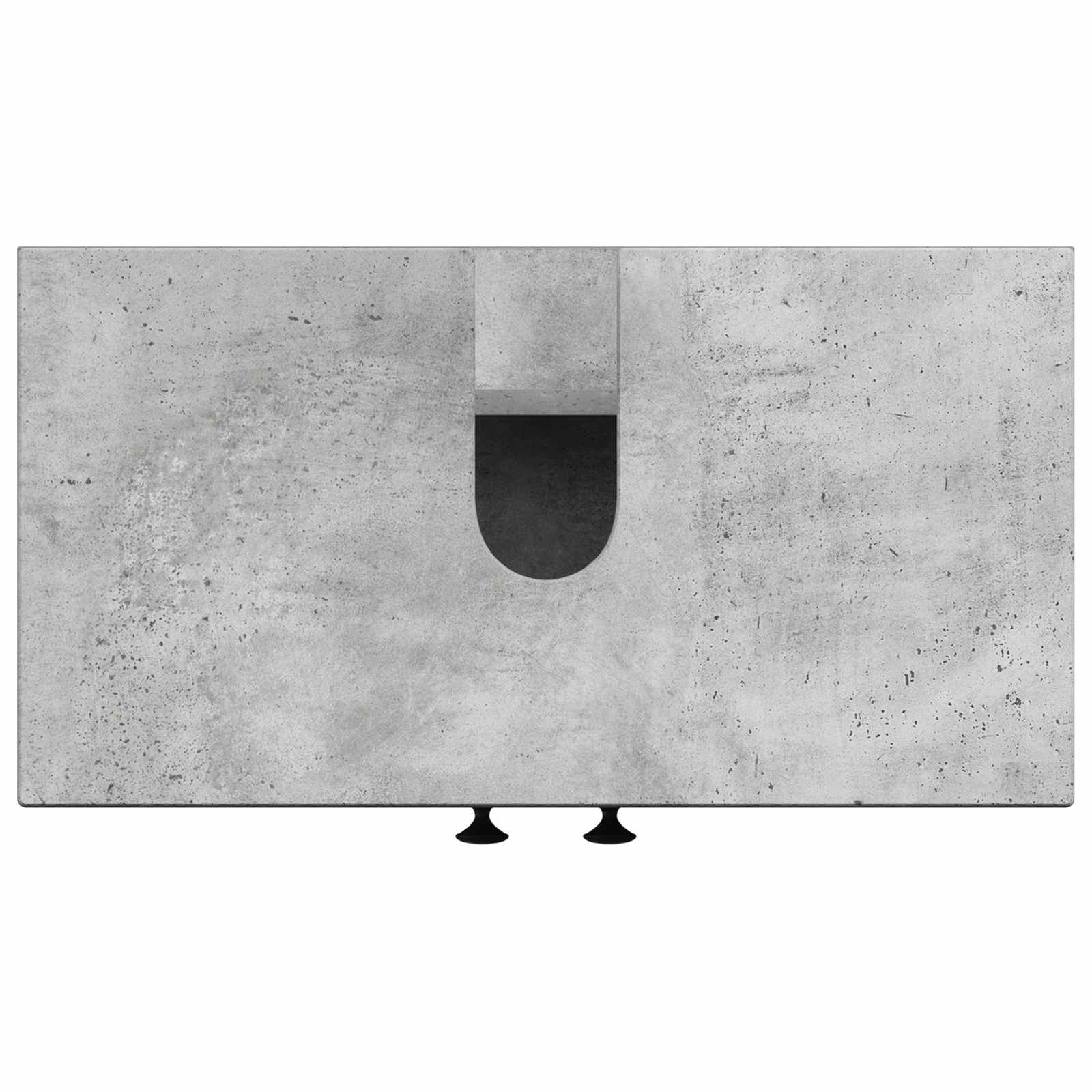 vidaXL Szafka pod umywalkę BREDA Betonowy szary 59,5 x 31,5 x 59 cm