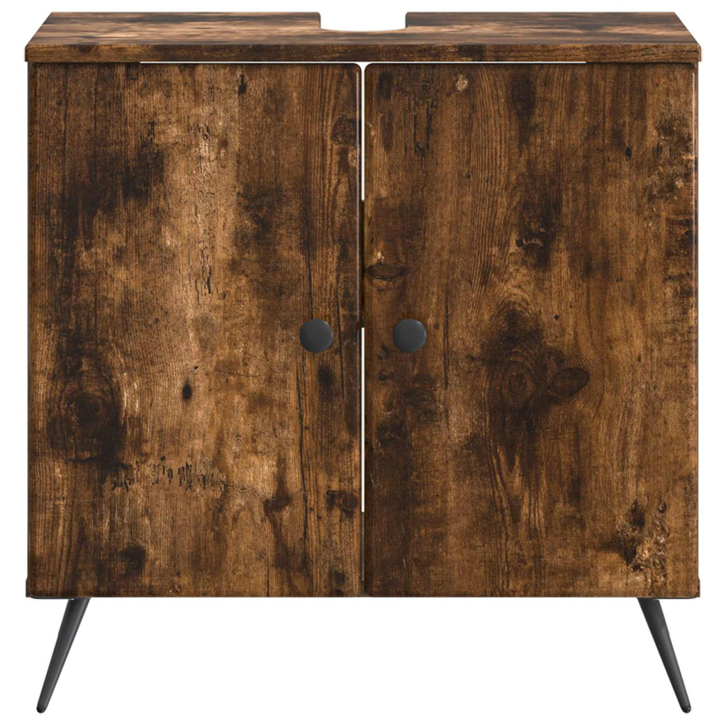 vidaXL Szafka pod umywalkę BREDA Dąb wędzony 59,5 x 31,5 x 59 cm