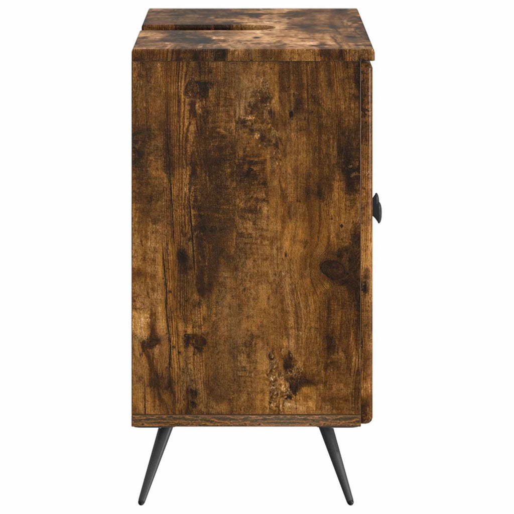 vidaXL Szafka pod umywalkę BREDA Dąb wędzony 59,5 x 31,5 x 59 cm