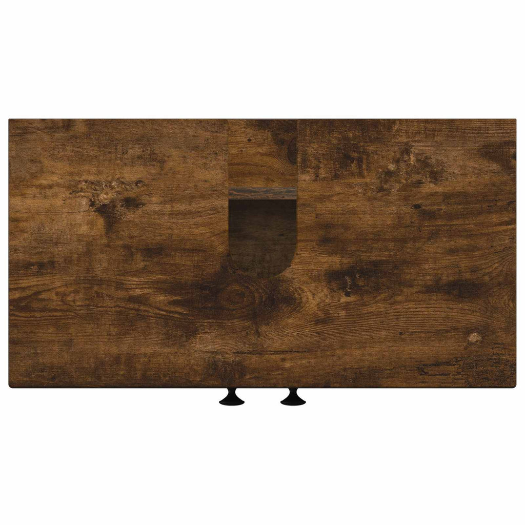 vidaXL Szafka pod umywalkę BREDA Dąb wędzony 59,5 x 31,5 x 59 cm