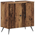 vidaXL Szafka pod umywalkę BREDA Stare drewno 59,5 x 31,5 x 59 cm