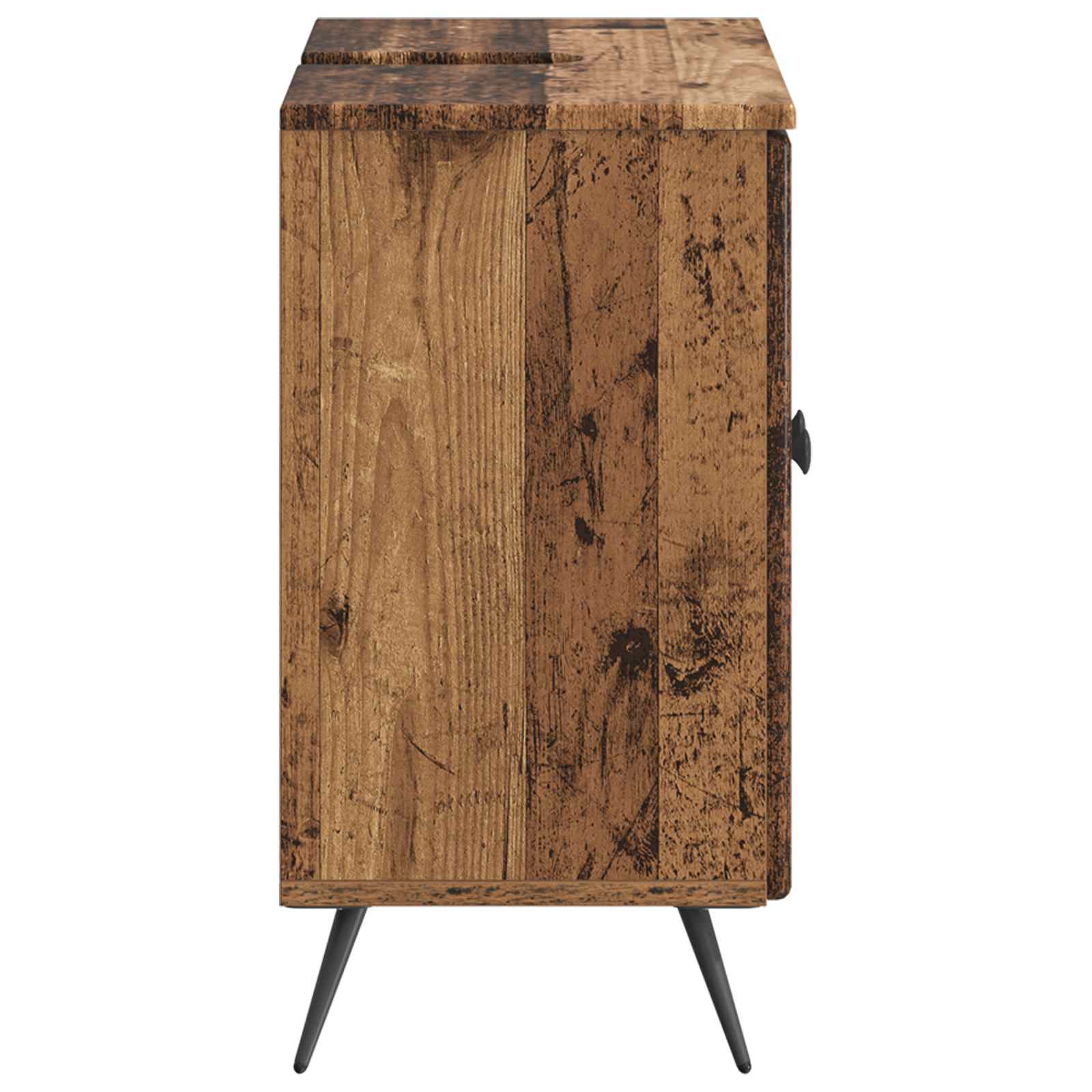 vidaXL Szafka pod umywalkę BREDA Stare drewno 59,5 x 31,5 x 59 cm