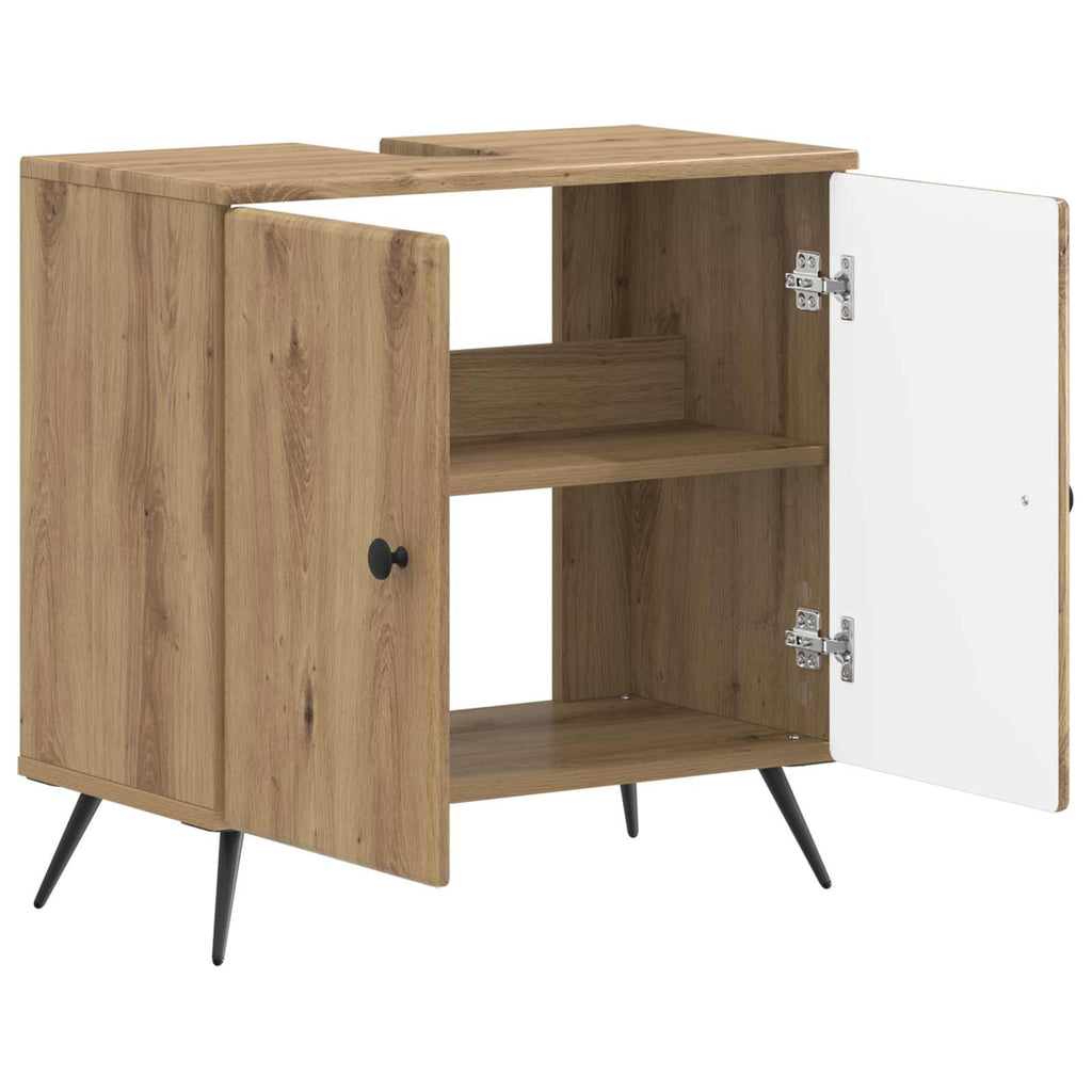 vidaXL Szafka pod umywalkę BREDA Dąb artisan 59,5 x 31,5 x 59 cm