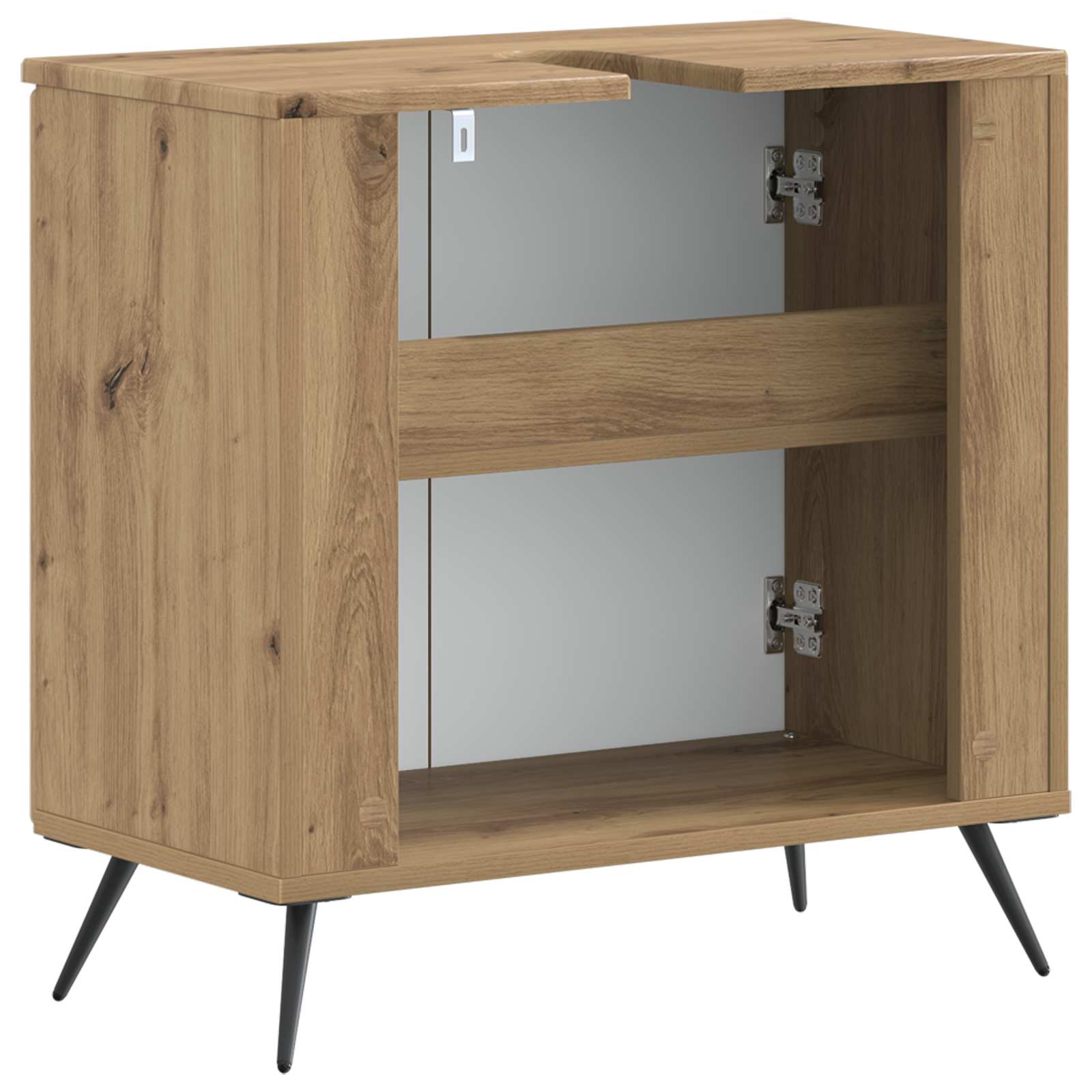 vidaXL Szafka pod umywalkę BREDA Dąb artisan 59,5 x 31,5 x 59 cm