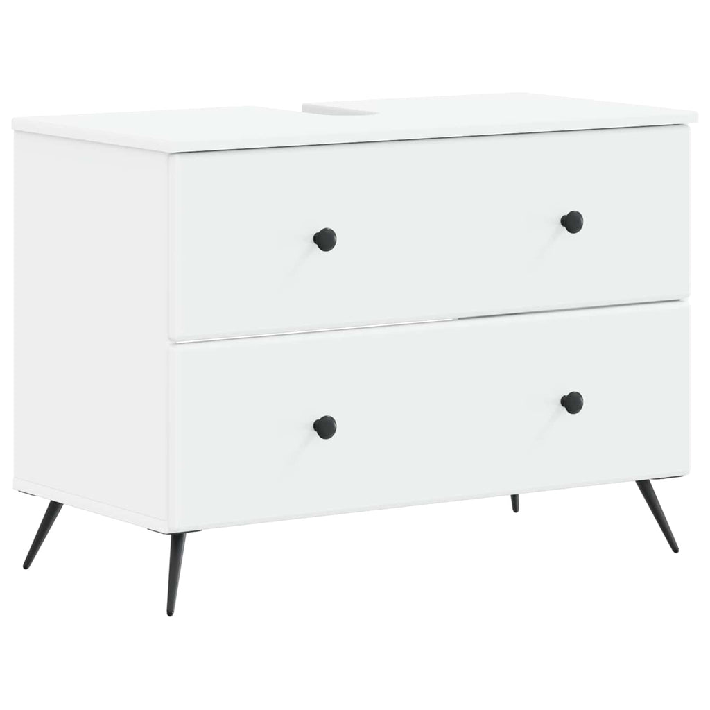 vidaXL Szafka pod umywalkę BREDA Biały 82 x 41 x 59 cm
