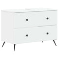 vidaXL Szafka pod umywalkę BREDA Biały 82 x 41 x 59 cm