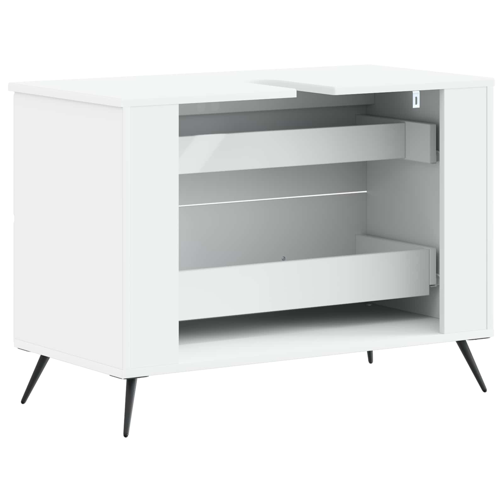 vidaXL Szafka pod umywalkę BREDA Biały 82 x 41 x 59 cm