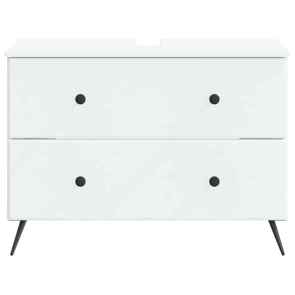 vidaXL Szafka pod umywalkę BREDA Biały 82 x 41 x 59 cm