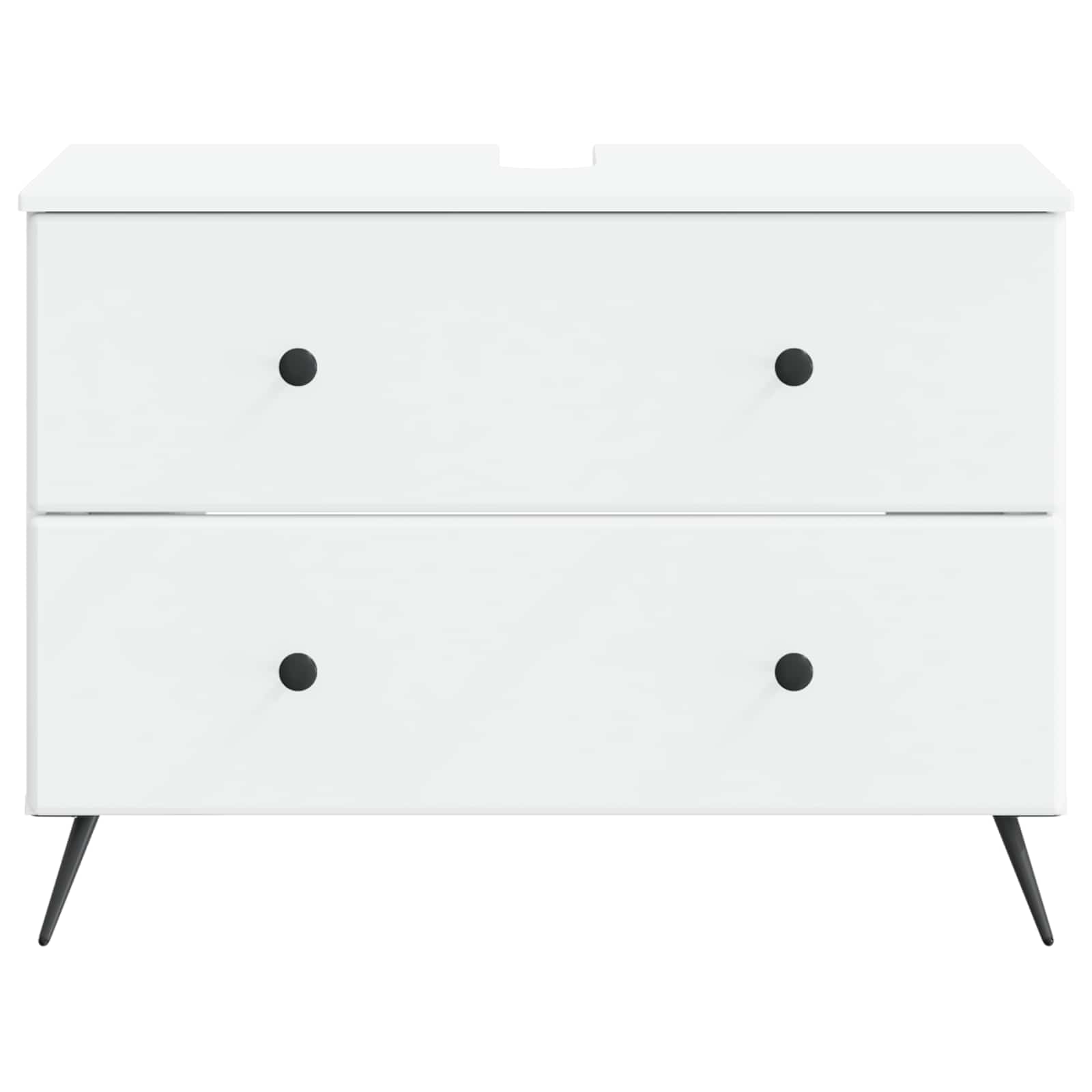vidaXL Szafka pod umywalkę BREDA Biały 82 x 41 x 59 cm