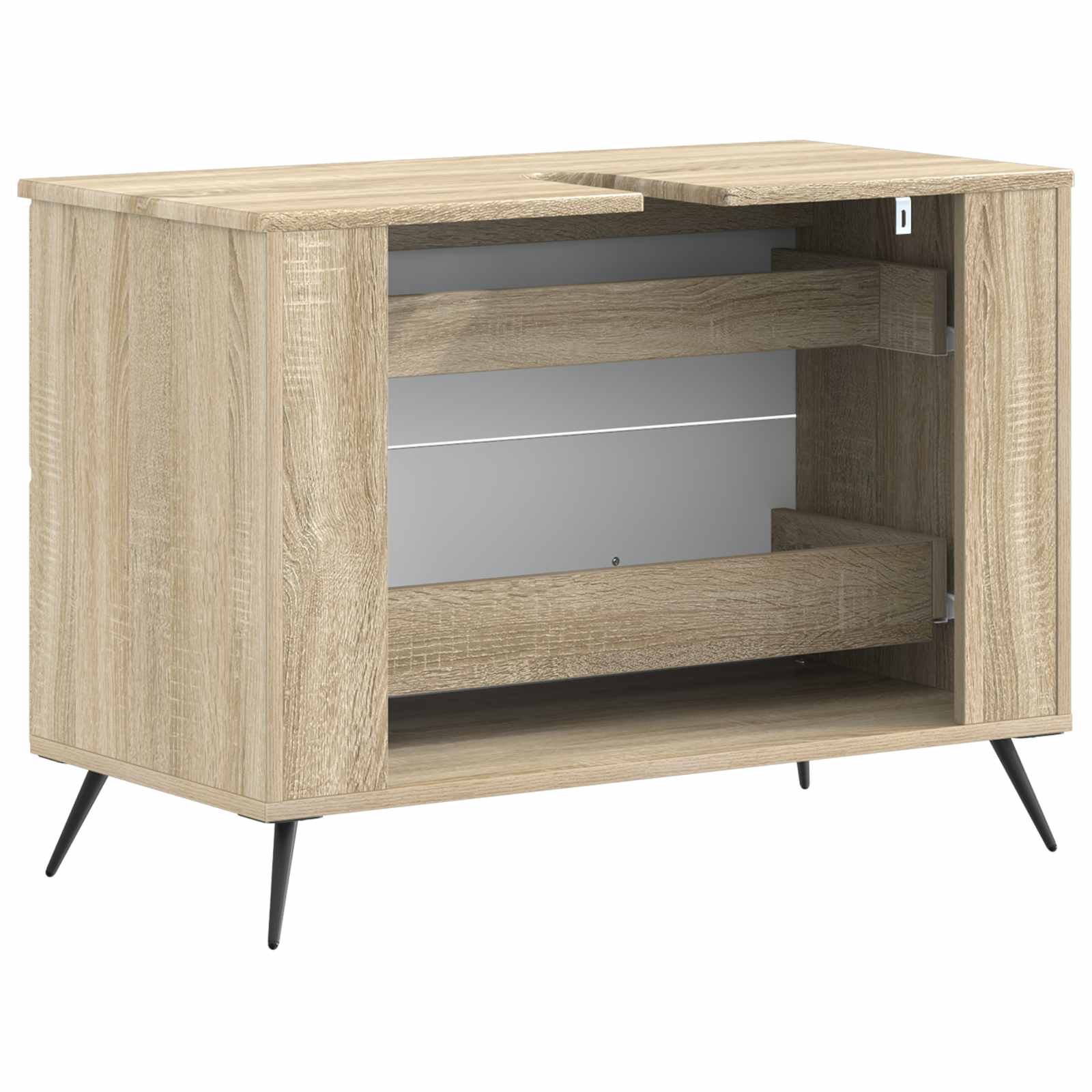 vidaXL Szafka pod umywalkę BREDA dąb Sonoma 82 x 41 x 59 cm