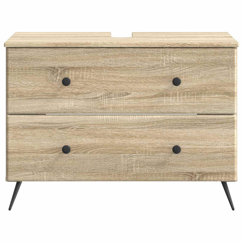 vidaXL Szafka pod umywalkę BREDA dąb Sonoma 82 x 41 x 59 cm