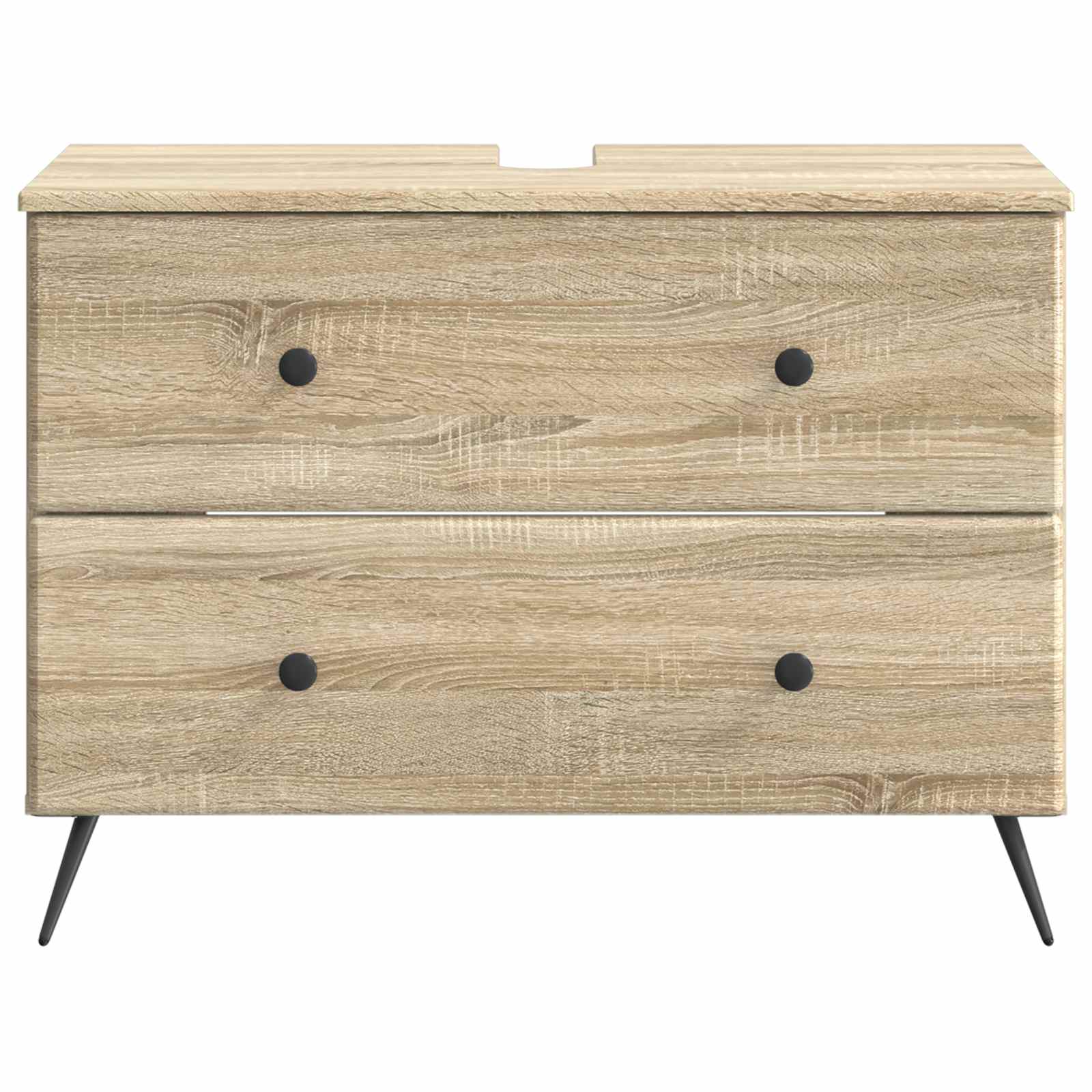 vidaXL Szafka pod umywalkę BREDA dąb Sonoma 82 x 41 x 59 cm