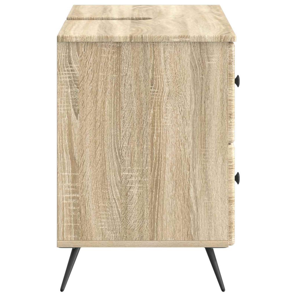 vidaXL Szafka pod umywalkę BREDA dąb Sonoma 82 x 41 x 59 cm
