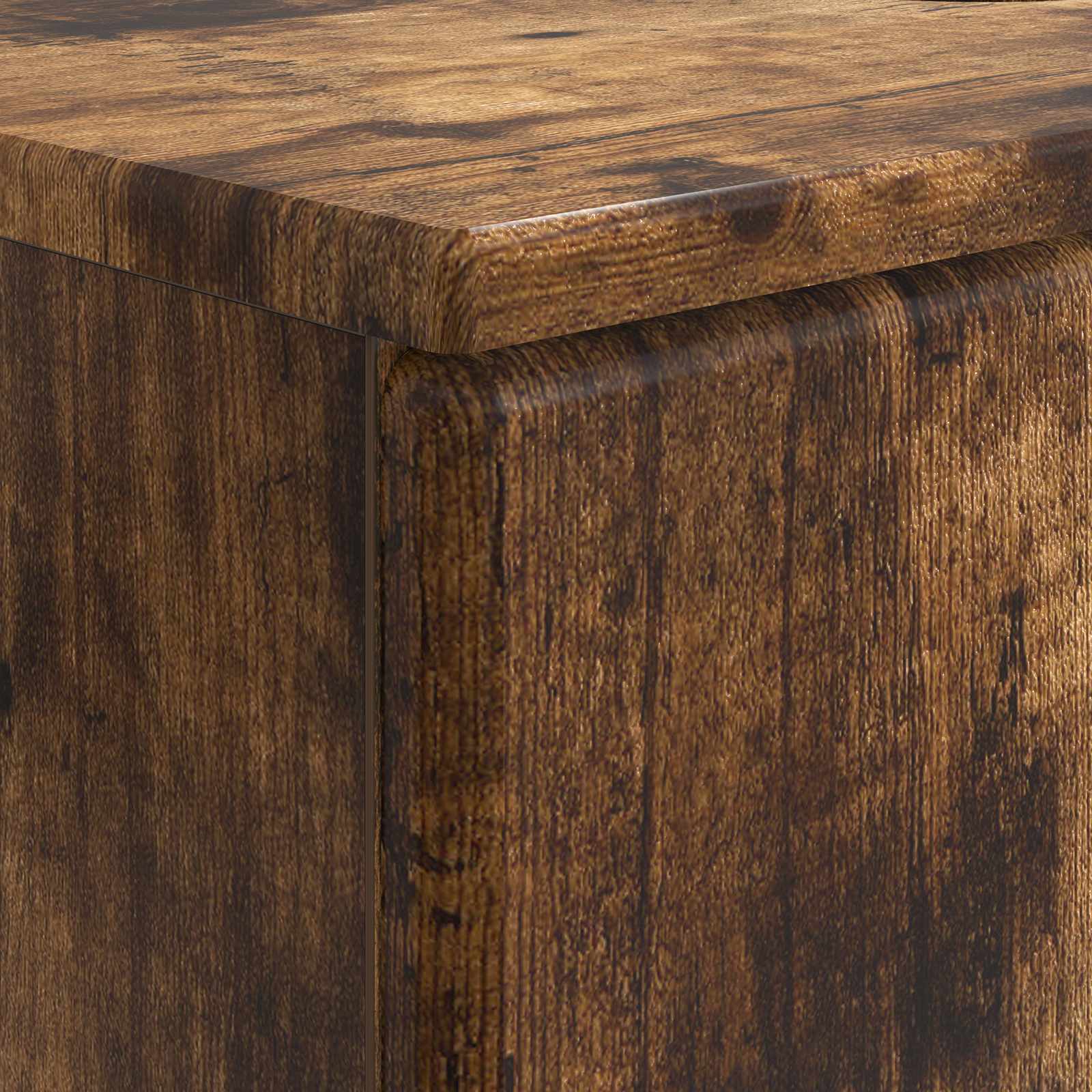 vidaXL Szafka pod umywalkę BREDA Dąb wędzony 82 x 41 x 59 cm