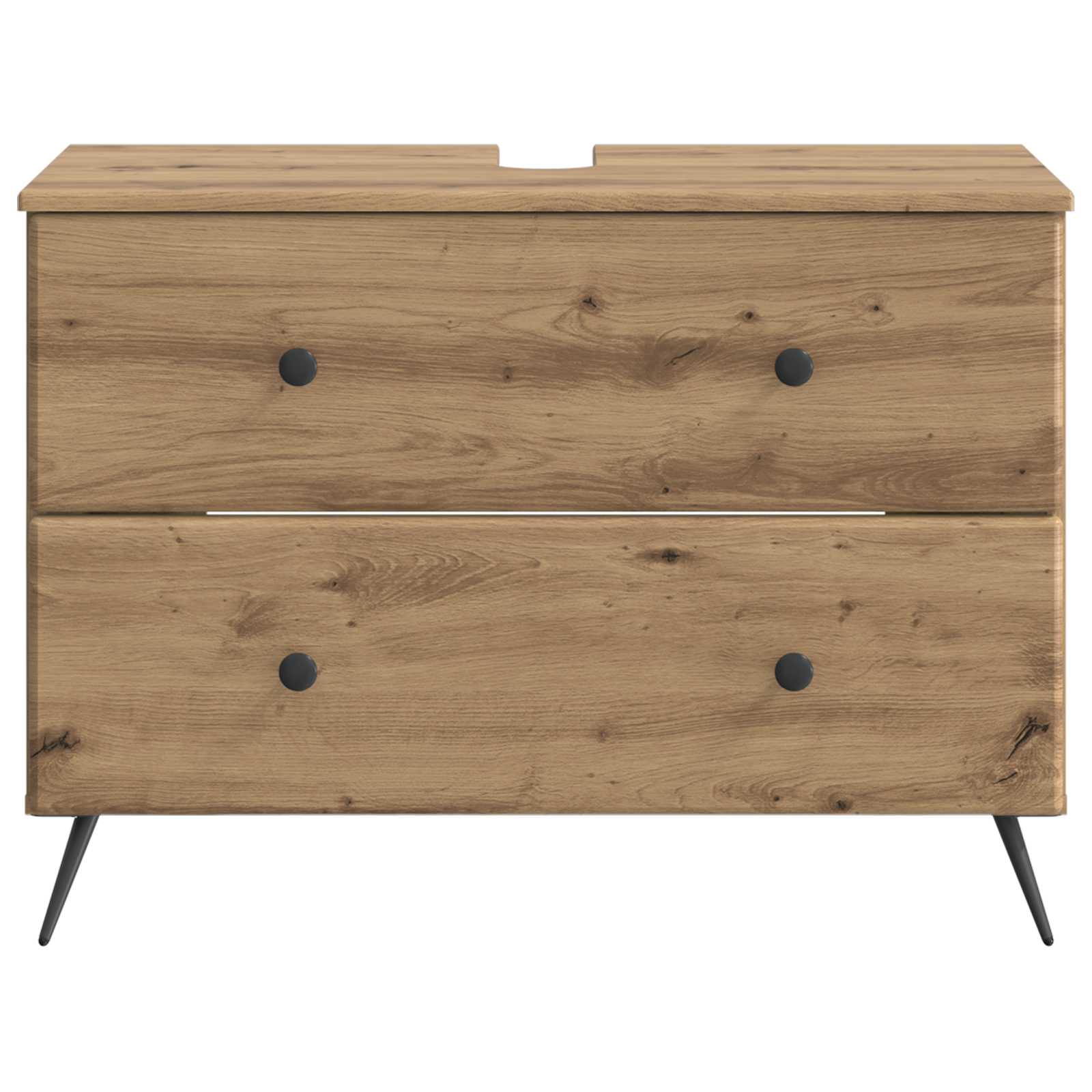 vidaXL Szafka pod umywalkę BREDA Dąb artisan 82 x 41 x 59 cm