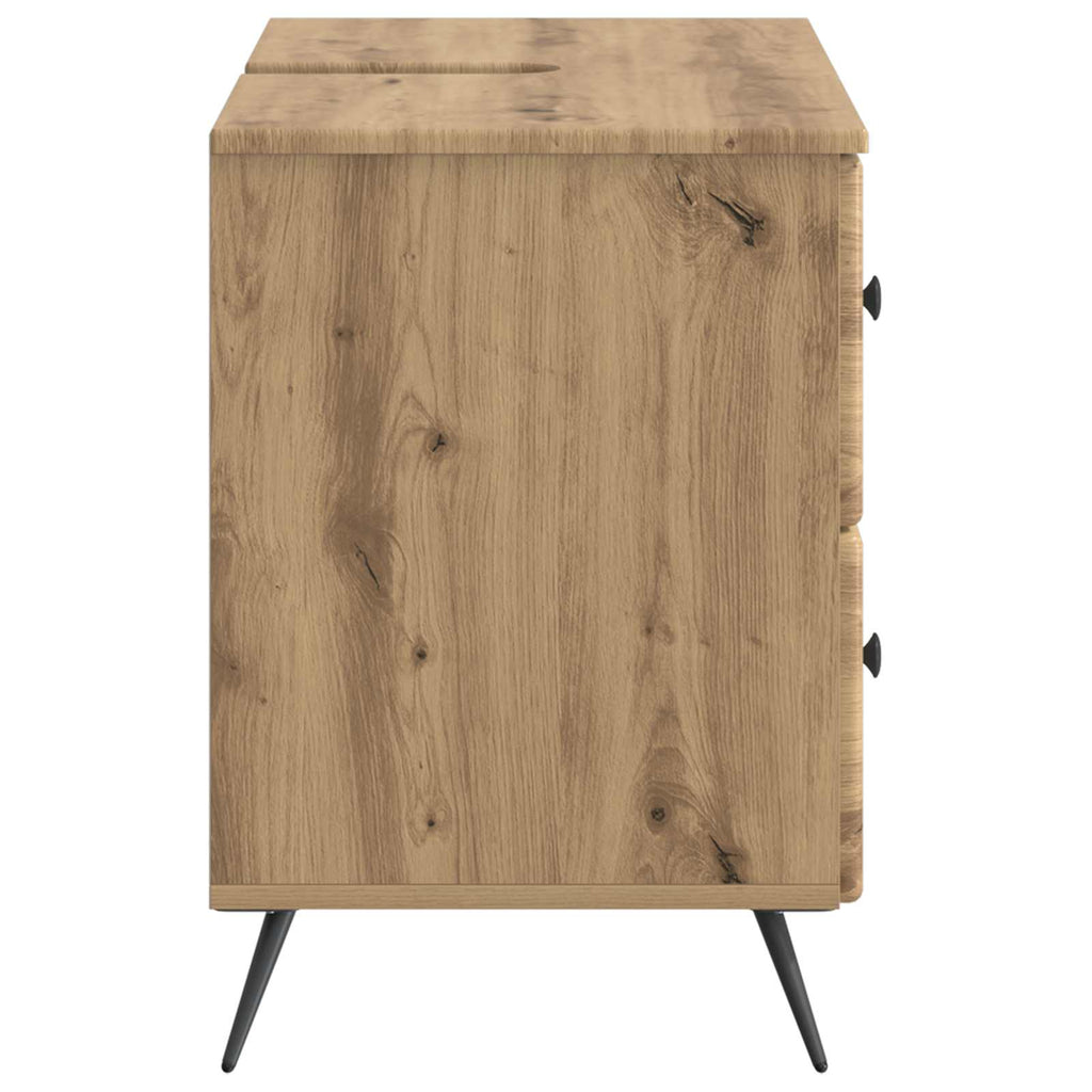 vidaXL Szafka pod umywalkę BREDA Dąb artisan 82 x 41 x 59 cm