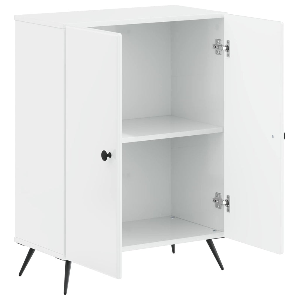 vidaXL Szafka Łazienkowa BREDA Biały wysoki połysk 59,5 x 31 x 80 cm