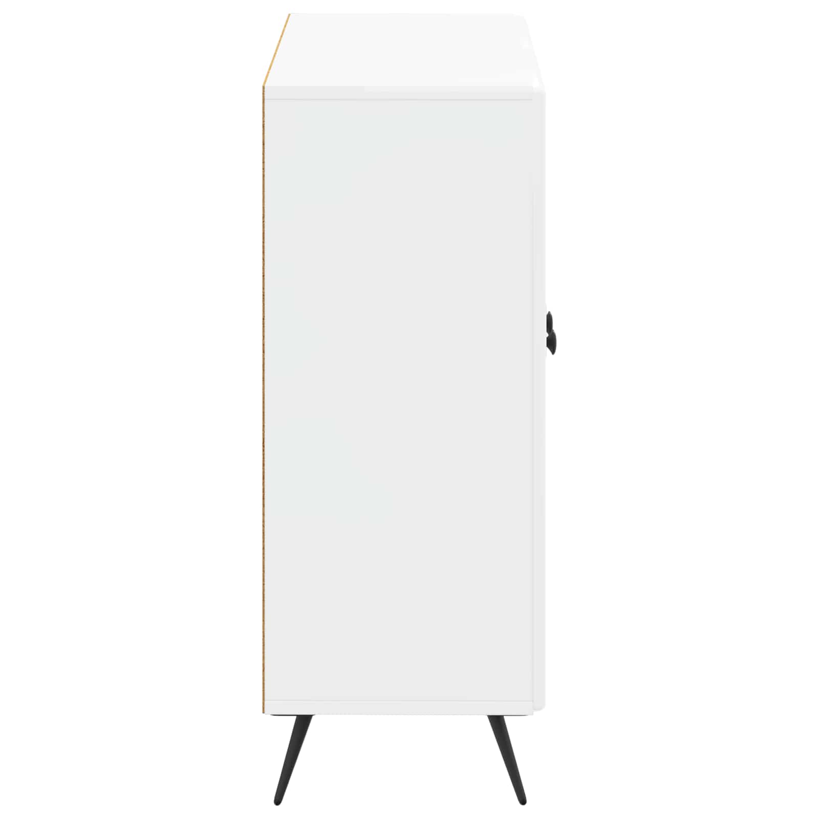 vidaXL Szafka Łazienkowa BREDA Biały wysoki połysk 59,5 x 31 x 80 cm