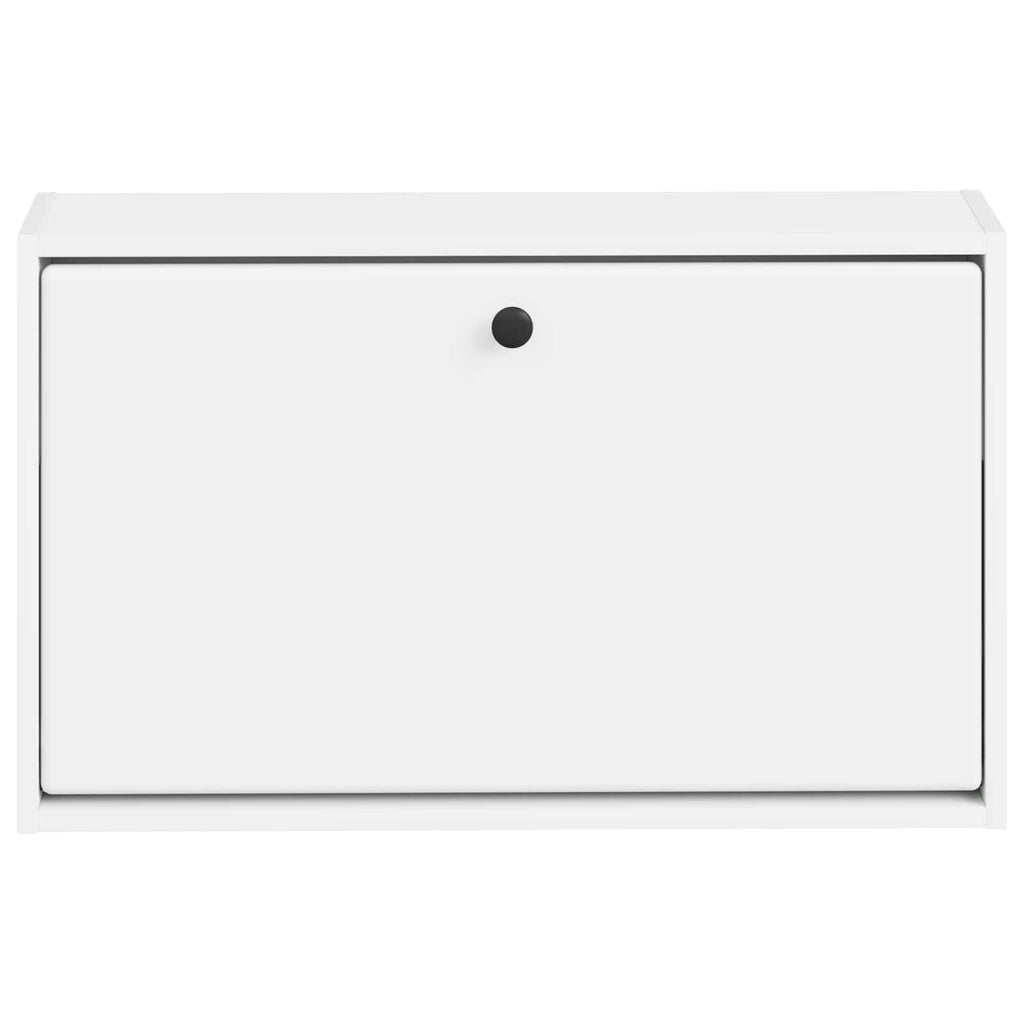 vidaXL Wisząca szafka na buty BREDA 71 x 17 x 43 cm Biały