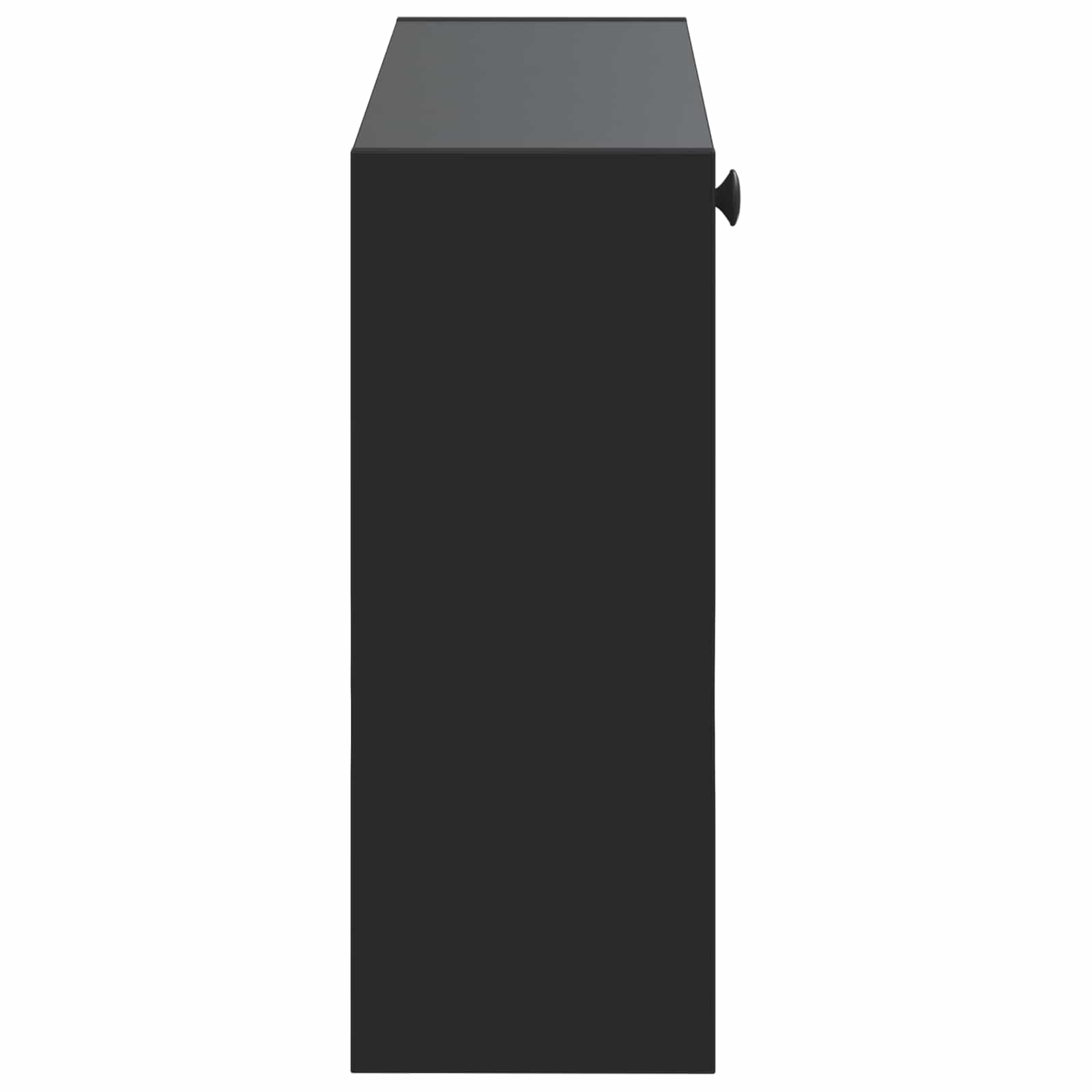 vidaXL Wisząca szafka na buty BREDA 71 x 17 x 43 cm Czarny