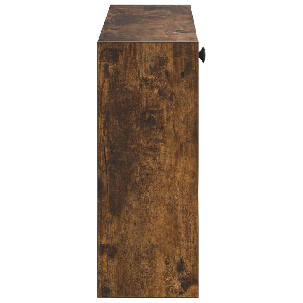 vidaXL Wisząca szafka na buty BREDA 71 x 17 x 43 cm Dąb wędzony
