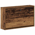 vidaXL Wisząca szafka na buty BREDA 71 x 17 x 43 cm Stare drewno