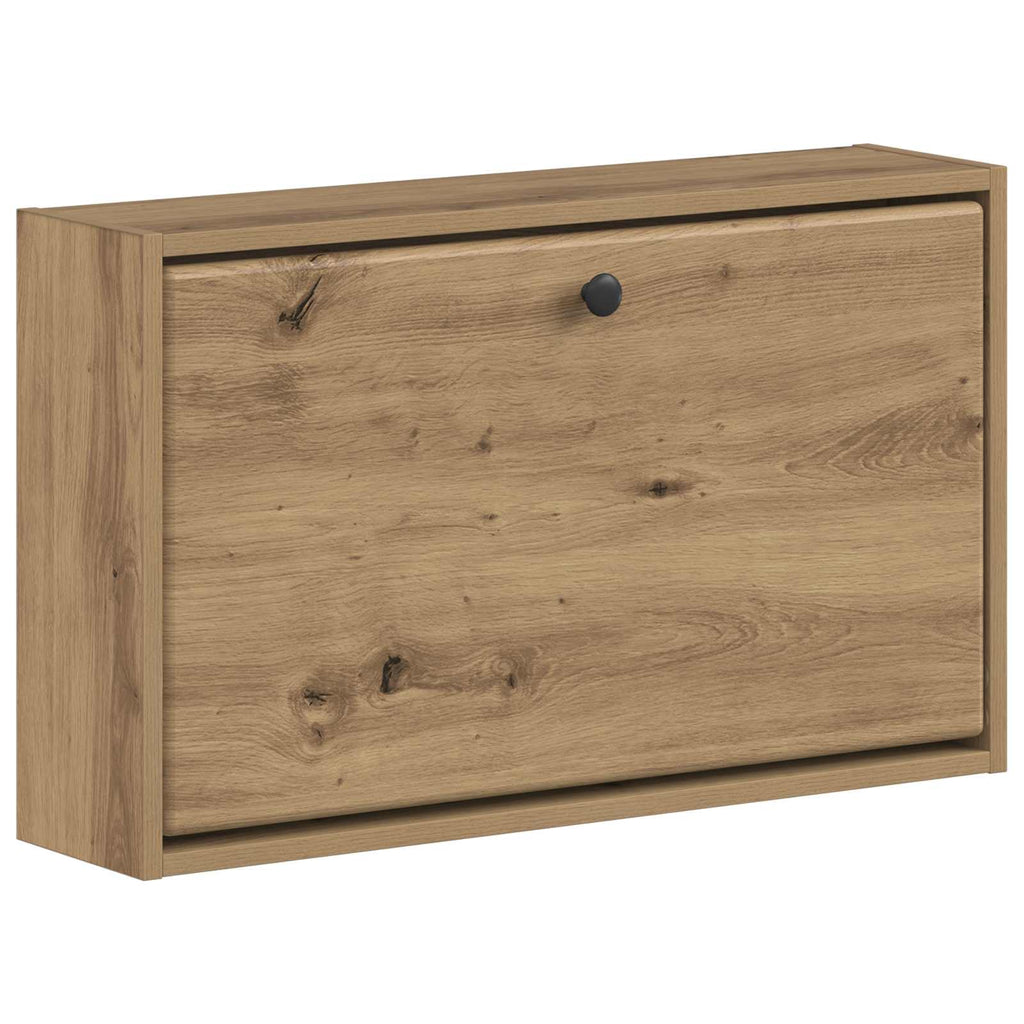 vidaXL Wisząca szafka na buty BREDA 71 x 17 x 43 cm Dąb artisan