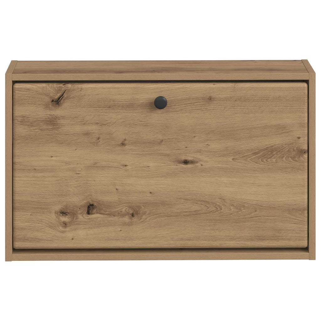 vidaXL Wisząca szafka na buty BREDA 71 x 17 x 43 cm Dąb artisan