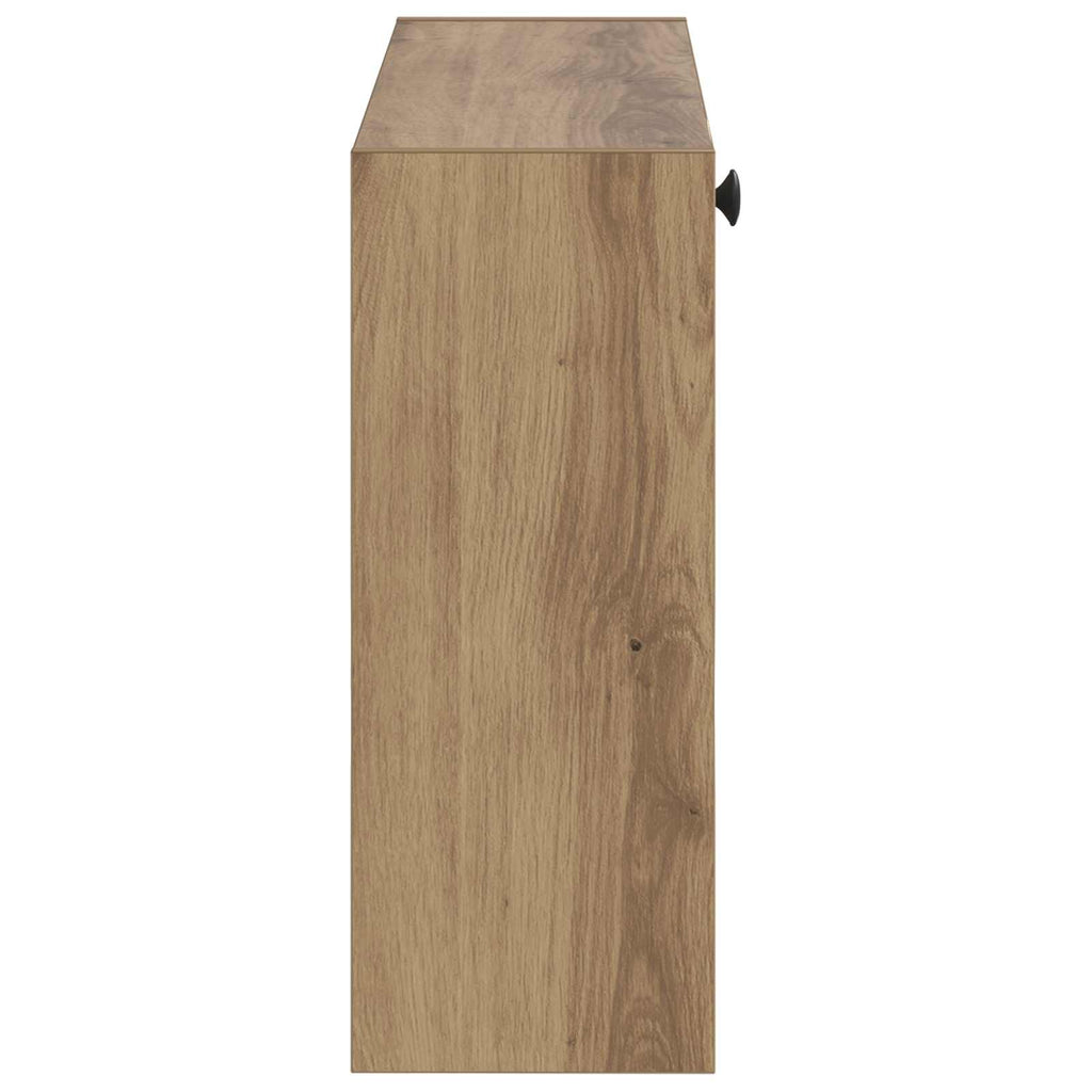 vidaXL Wisząca szafka na buty BREDA 71 x 17 x 43 cm Dąb artisan
