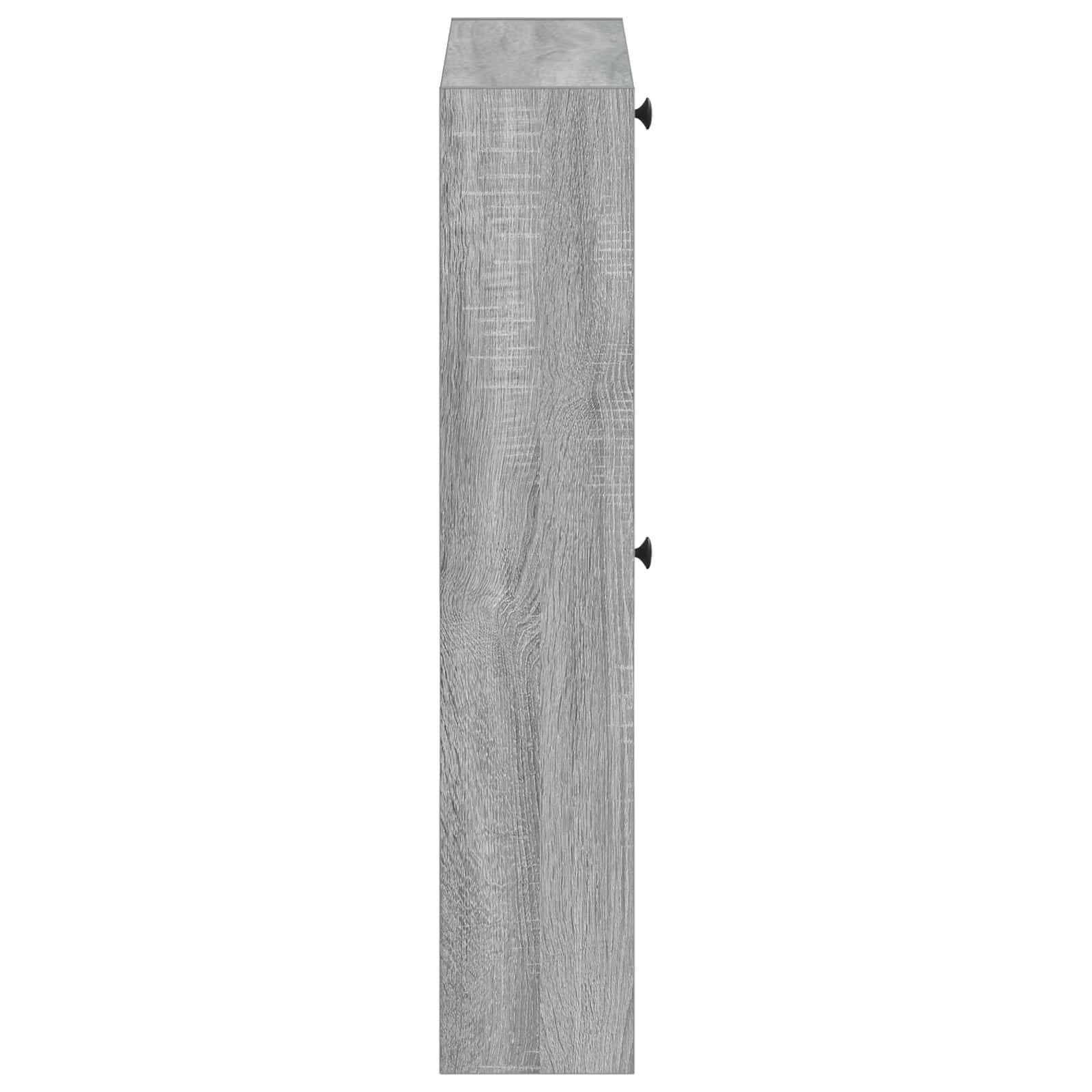 vidaXL Wisząca szafka na buty BREDA 71 x 17 x 86 cm Szary Sonoma