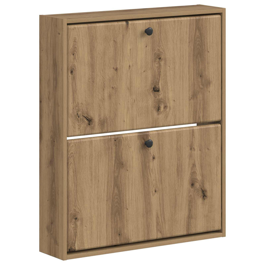 vidaXL Wisząca szafka na buty BREDA 71 x 17 x 86 cm Dąb artisan