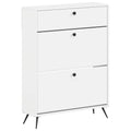 vidaXL Szafka na buty BREDA 78 x 24 x 103 cm Drewno inżynieryjne Biały