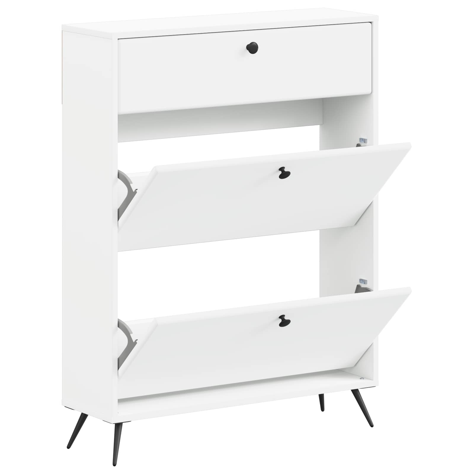 vidaXL Szafka na buty BREDA 78 x 24 x 103 cm Drewno inżynieryjne Biały