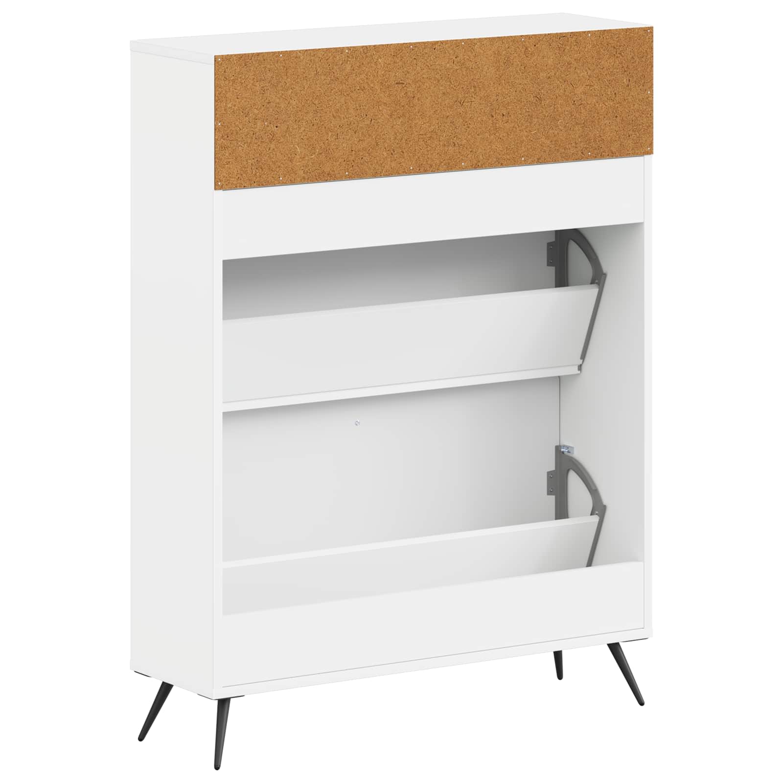 vidaXL Szafka na buty BREDA 78 x 24 x 103 cm Drewno inżynieryjne Biały