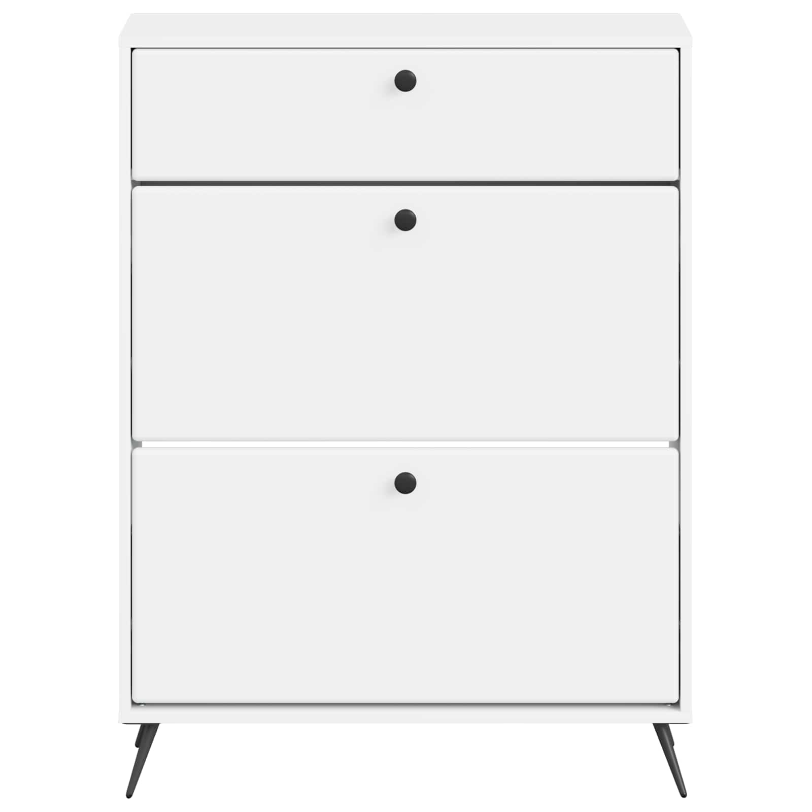 vidaXL Szafka na buty BREDA 78 x 24 x 103 cm Drewno inżynieryjne Biały