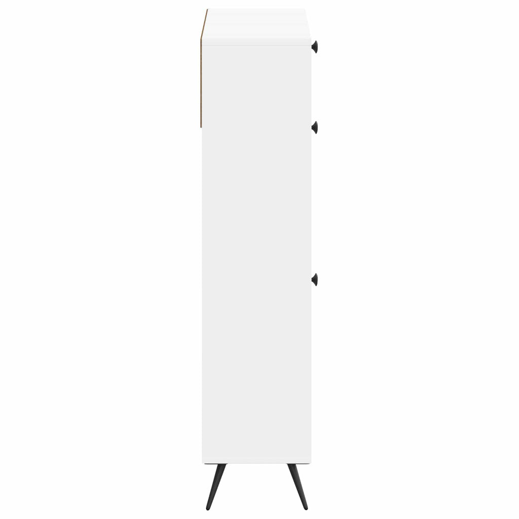 vidaXL Szafka na buty BREDA 78 x 24 x 103 cm Drewno inżynieryjne Biały